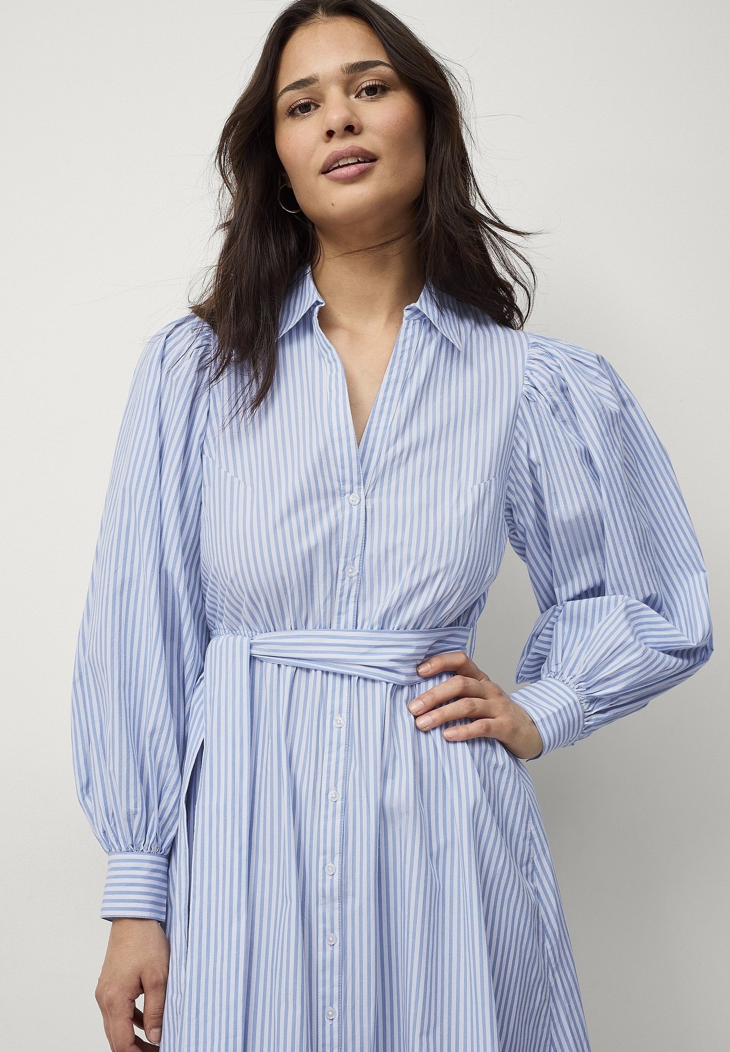 Kleid blau weiß gestreift zalando Clearance